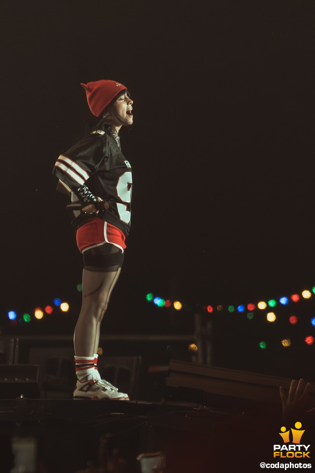 foto Sziget Festival, 15 augustus 2023, Óbudai-sziget, Budapest, met Billie Eilish
