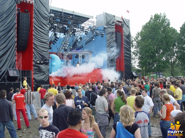 foto Awakenings Festival, 3 juli 2004, Spaarnwoude, deelplan Houtrak