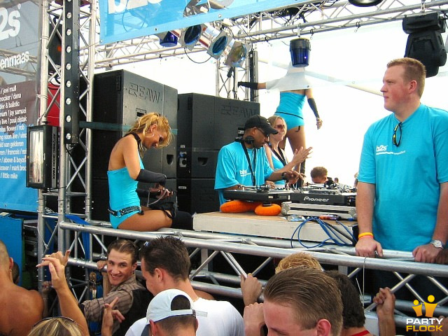 foto FFWD Heineken Dance Parade, 14 augustus 2004, Centrum Rotterdam, met The Darkraver, Lady Dana