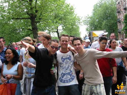 foto PRO Streetparade, 8 juni 2002, Centrum Amsterdam