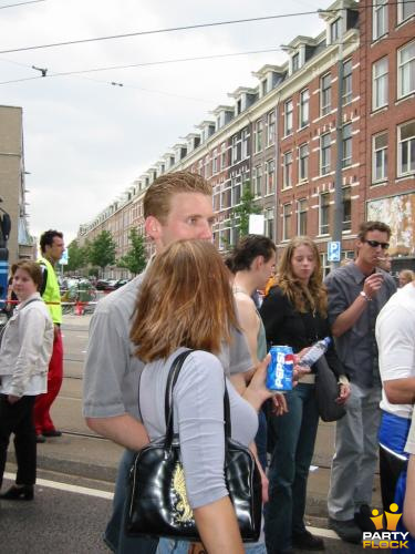 foto PRO Streetparade, 8 juni 2002, Centrum Amsterdam