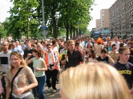 foto PRO Streetparade, 8 juni 2002, Centrum Amsterdam, Amsterdam #17323