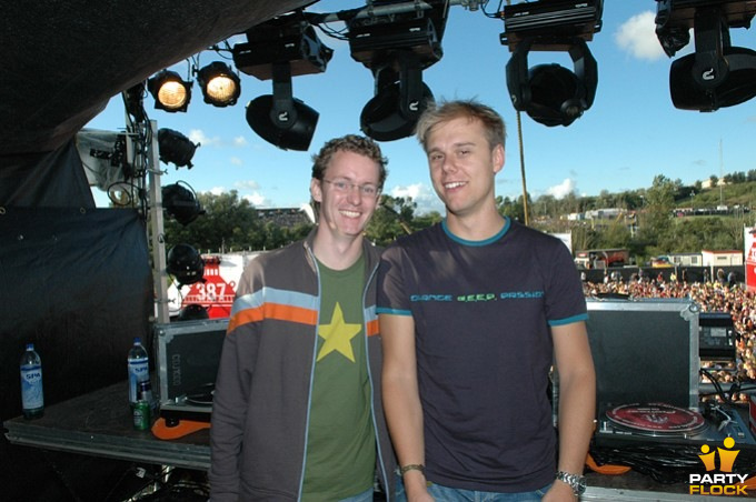 foto Dance Valley 2005, 6 augustus 2005, Spaarnwoude, met Armin van Buuren