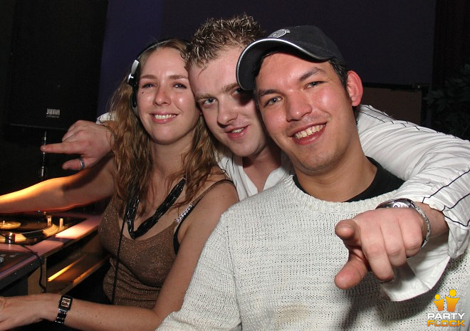 foto T-Time, 25 december 2005, De Waakzaamheid, met Lady Dana, Dennis R, Mitch