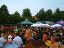 Foto's, Streetparade Middelburg, 6 juli 2002, Markt Middelburg, Middelburg