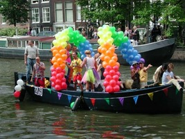 foto Gay Pride 2002, 3 augustus 2002, Centrum Amsterdam, Amsterdam #23524
