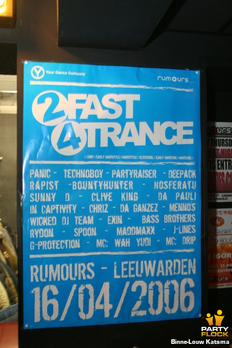 foto 2 Fast 4 Trance, 16 april 2006, Rumours