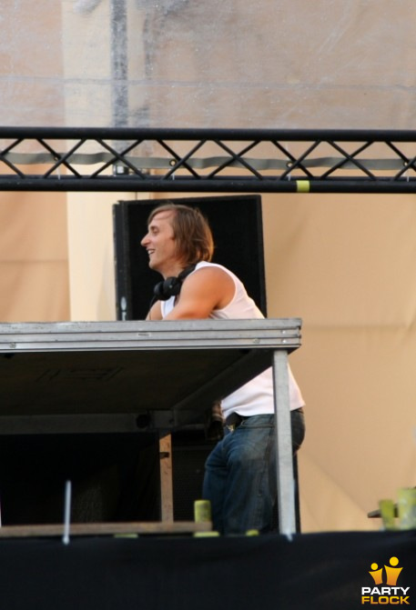 foto Tomorrowland, 30 juli 2006, Schorre, met David Guetta