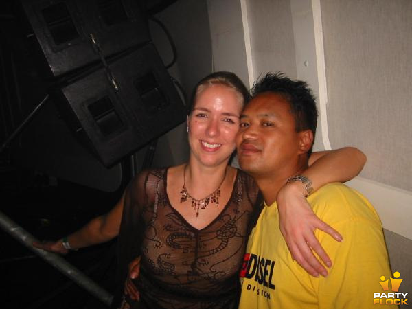 foto Qlimax, 21 september 2002, SilverDome, met Lady Dana