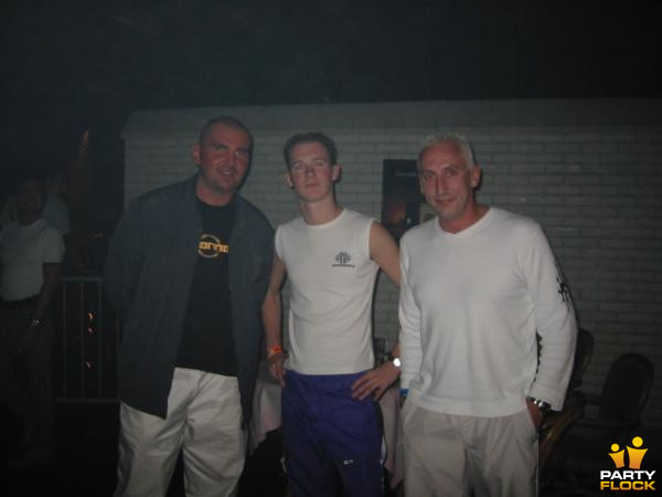 foto Intenze, 5 oktober 2002, Rijnhal, met Yves Deruyter, Johan Gielen