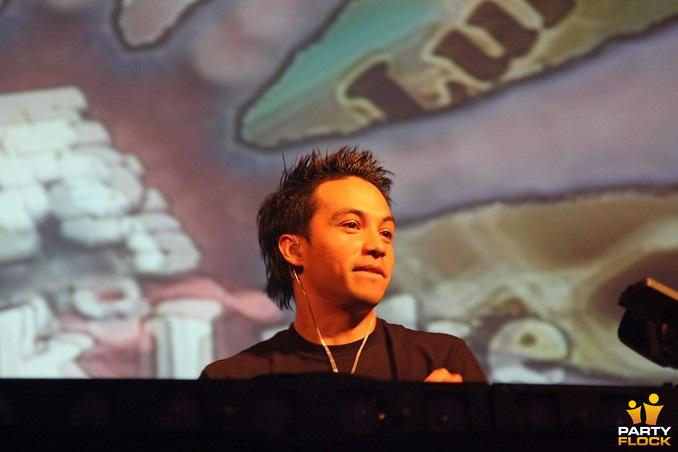 foto Fame = DJ's, 10 mei 2008, The Sand, met Laidback Luke