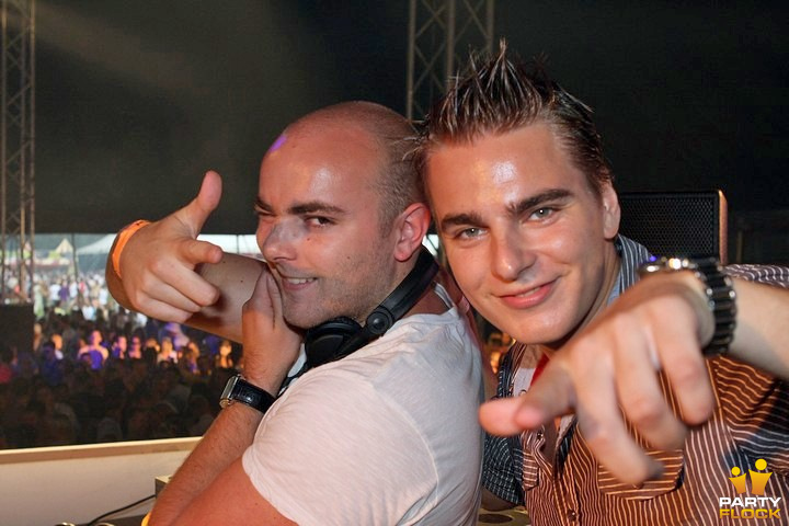 foto Pleasure Island, 26 juli 2008, Spaarnwoude, deelplan Houtrak, met Showtek