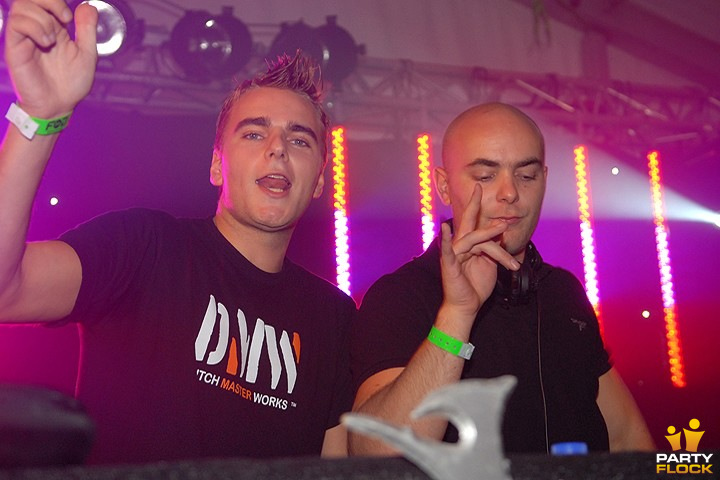 foto Illegal Vibes, 6 september 2008, Oostpoort, met Showtek