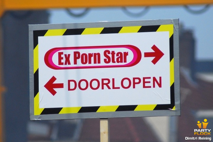 foto Ex Porn Star, 30 april 2009, Lijnbaansgracht/Vijzelgracht