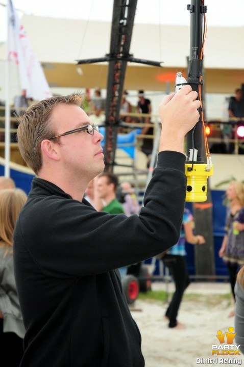 foto BeatsBall, 9 augustus 2009, Strand Euroborg