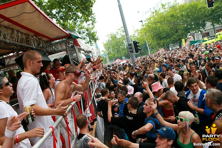 foto Street Parade Zürich, 8 augustus 2009, Centrum Zürich