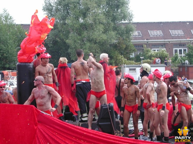 Foto's Amsterdam Pride Parade, 2 augustus 2003, Centrum Amsterdam, Amsterdam