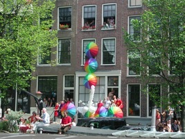 foto Amsterdam Pride Parade, 2 augustus 2003, Centrum Amsterdam, Amsterdam #57736
