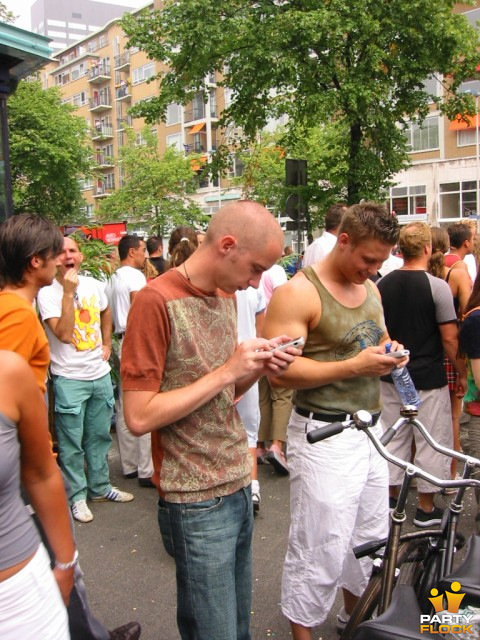 foto FFWD Dance Parade, 9 augustus 2003, Centrum Rotterdam