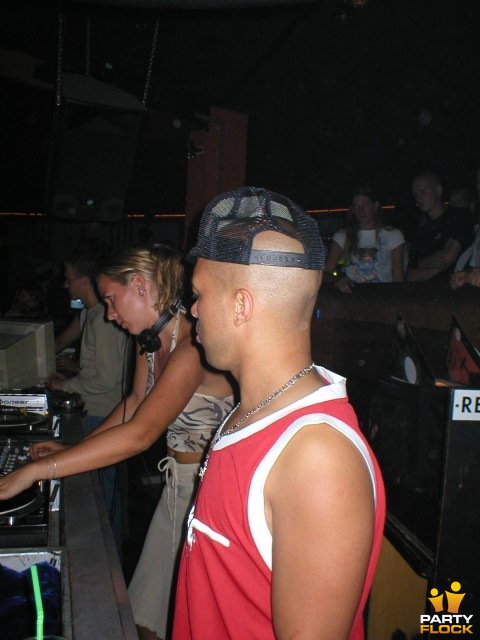 foto FFWD Afterparty, 9 augustus 2003, Ministry of Dance, met Lady Dana, Ruffian