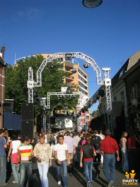 foto Dancehill, 23 augustus 2003, Centrum Tilburg