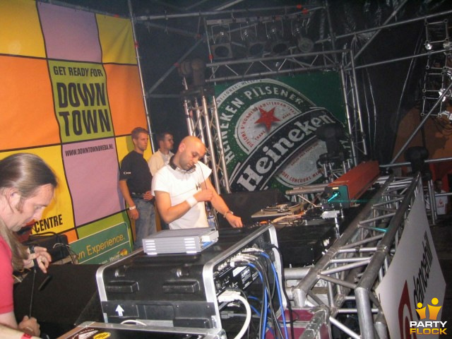 foto Dancehill, 23 augustus 2003, Centrum Tilburg, met Billy Nasty