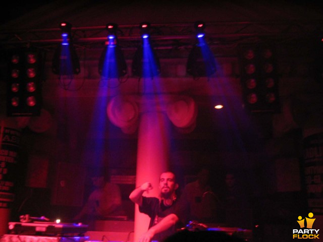 foto Unique, 20 september 2003, Feesttempel Ambiani, met Super Marco May