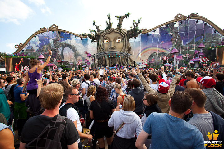 foto Tomorrowland, 24 juli 2011, Schorre