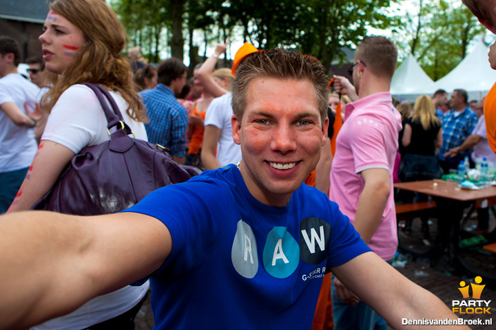 foto Koninginnedag, 30 april 2012, Kerkplein