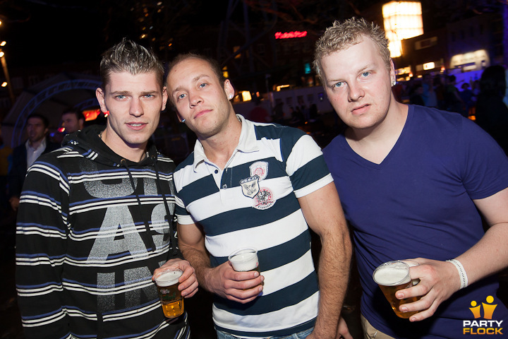 foto Koninginnedag Enschede, 30 april 2012, Van Heekplein