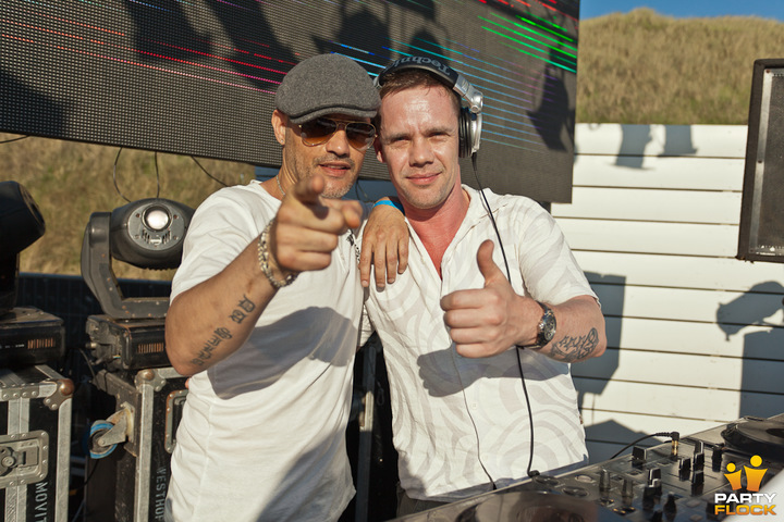 foto Touch at the Sea 2012, 26 mei 2012, Vroeger, Bloemendaal aan zee, met Da Silva, RAM