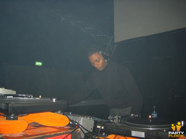 foto Technoir, 27 november 2003, Tivoli de Helling, met Jeff Mills