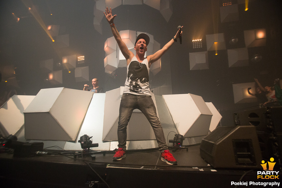 foto X-Qlusive, 19 januari 2013, Heineken Music Hall, met Wildstylez, Villain