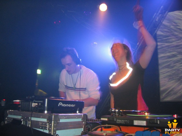 foto Utrechts Techno Platform, 9 januari 2004, Tivoli de Helling, met Eye-Riz, UP