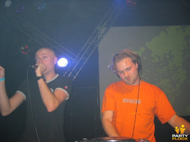 foto Utrechts Techno Platform, 9 januari 2004, Tivoli de Helling, met Drifter, Repsaj