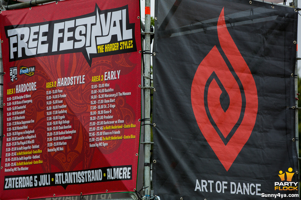 foto Free Festival, 5 juli 2014, Atlantisstrand