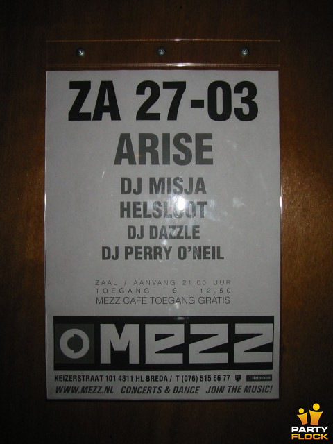 foto Arise, 27 maart 2004, MEZZ