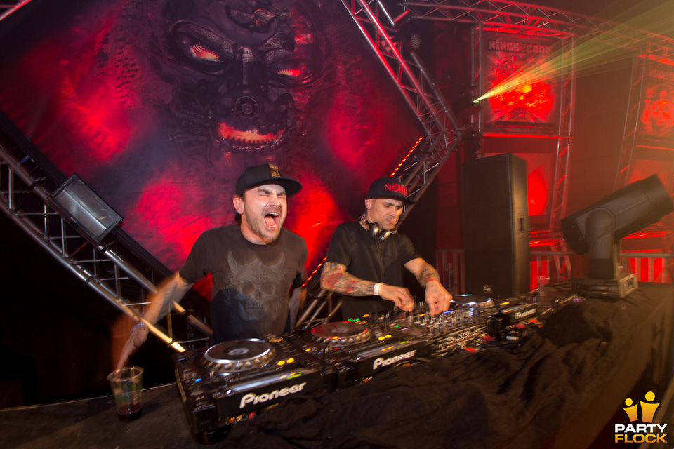 foto Kings of Core, 2 april 2016, Suikerunie, met Tommyknocker, Noize Suppressor