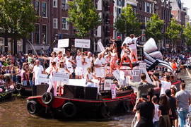 Gay pride Amsterdam foto