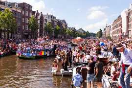 Gay pride Amsterdam foto