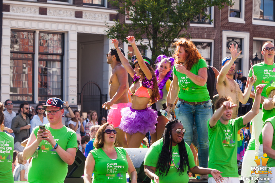 foto Gay pride Amsterdam, 6 augustus 2016, Centrum Amsterdam