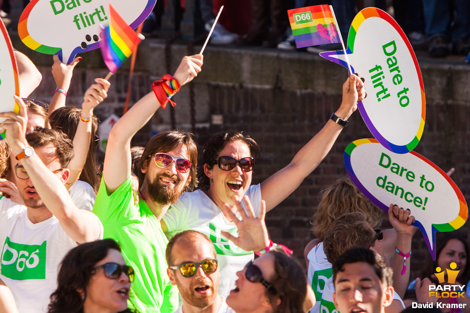 foto Gay pride Amsterdam, 6 augustus 2016, Centrum Amsterdam