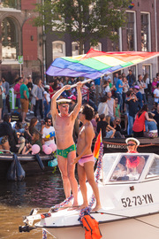 Gay pride Amsterdam foto