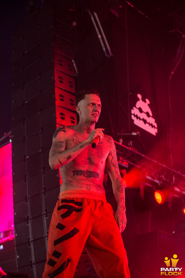 foto Lowlands, 19 augustus 2016, Walibi Holland, met Die Antwoord