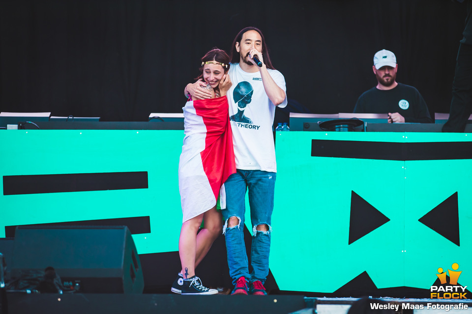 foto Dance Valley, 11 augustus 2018, Spaarnwoude, met Steve Aoki