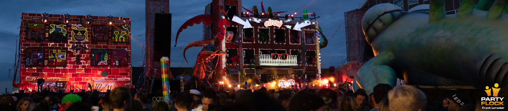 foto Elrow Town Festival, 8 september 2018, NDSM-Werf