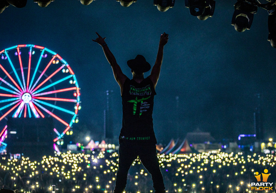 foto Airbeat-One Festival, 13 juli 2019, Airport Neustadt-Glewe, met Timmy Trumpet