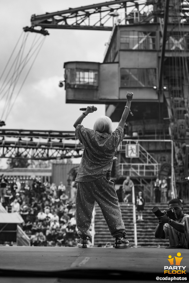 foto splash!, 1 juli 2023, Ferropolis, met Haiyti